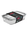 Rubbermaid Brilliance 8-cup Food Storage Container In Transparent