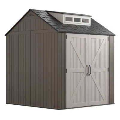 Rubbermaid Easy Install Shed In Brown
