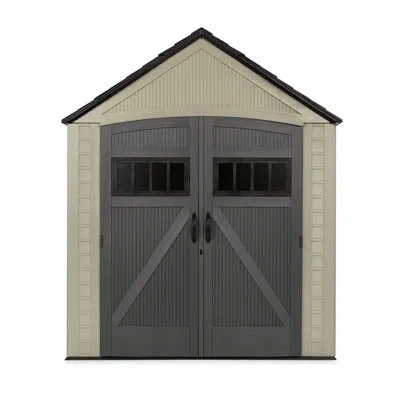 Rubbermaid Roughneck Storage Shed In Tan