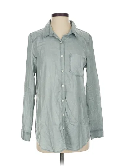Pre-owned Rubbish Long Sleeve Button Down Shirt In Gray