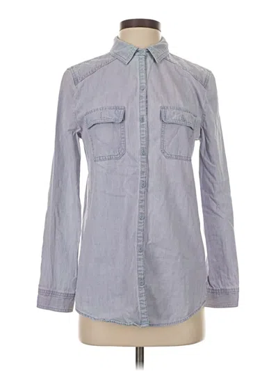 Pre-owned Rubbish Long Sleeve Button Down Shirt In Gray