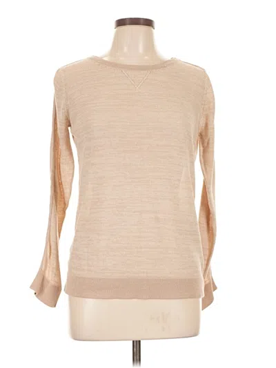 Pre-owned Rubbish Long Sleeve Top Tan Crew Neck Tops