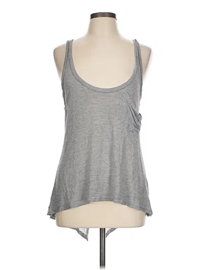 Pre-owned Rubbish Tank Top Gray Halter Neckline Tops