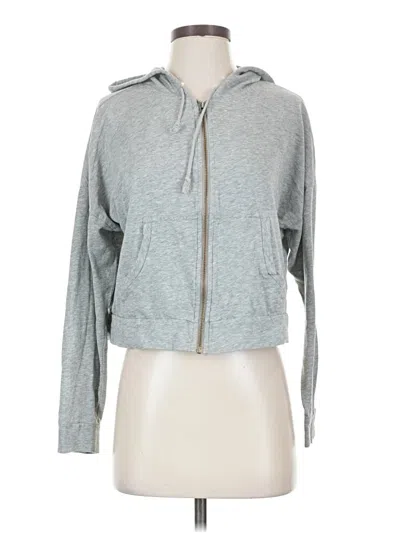Pre-owned Rubbish Zip Up Hoodie In Gray