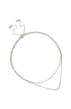 Rubi Shoes 2pk Fine Chain Necklace In Silver