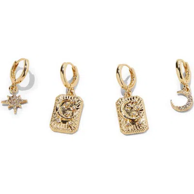 Rubi Shoes 2pk Mid Earring In Up Gold Celestial
