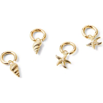 Rubi Shoes 2pk Mid Earring In Up Shell Starfish