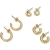 Rubi Shoes 3pk Mid Earring In Up Gold Classic