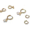 Rubi Shoes 3pk Mid Earring In Up Gold Pearl Eye Celestial