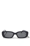 Rubi Shoes Abby Rectangle Sunglasses In Black