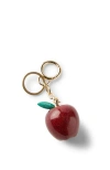 Rubi Shoes Bag Charm In Red Glazed Apple