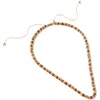 Rubi Shoes Beaded Necklace In Brown