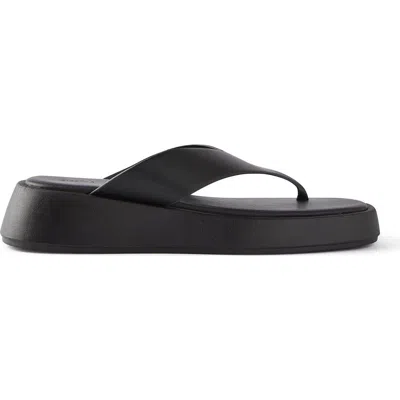 Rubi Shoes Byron Flatform Sandal In Black