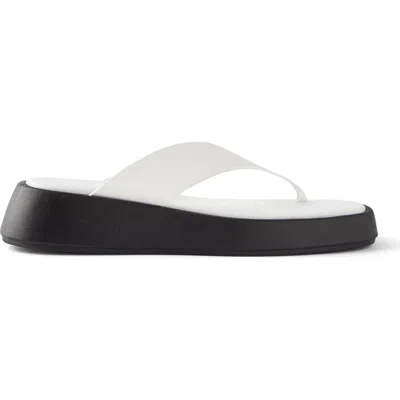 Rubi Shoes Byron Flatform Sandal In White