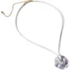 Rubi Shoes Cord Pendant Necklace In Up Blue Resin Flower