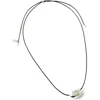 Rubi Shoes Cord Pendant Necklace In Up Silver Mini Molten
