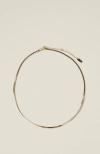 Rubi Shoes Fine Chain Necklace In Gold Plated Fine Herringbone