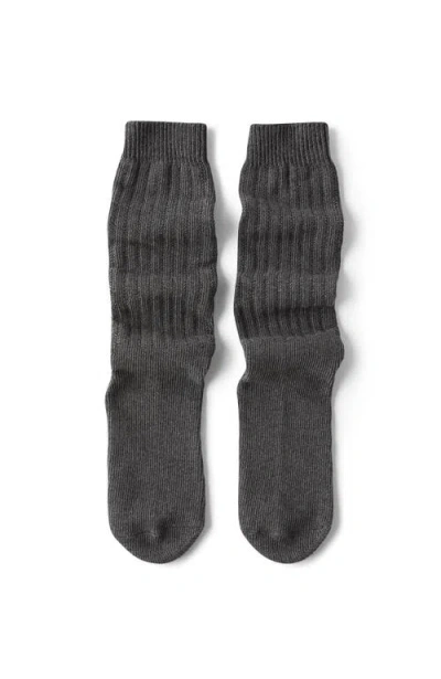 Rubi Shoes Lightweight 90 S Scrunch Sock In Charcoal