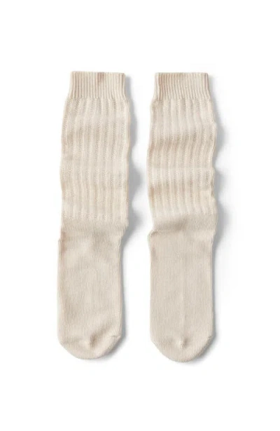 Rubi Shoes Lightweight 90 S Scrunch Sock In Ecru