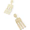 Rubi Shoes Mid Charm Earring In Up Mixed Hammered Shapes