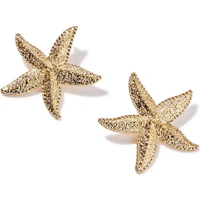 Rubi Shoes Mid Charm Earring In Up Starfish Gold