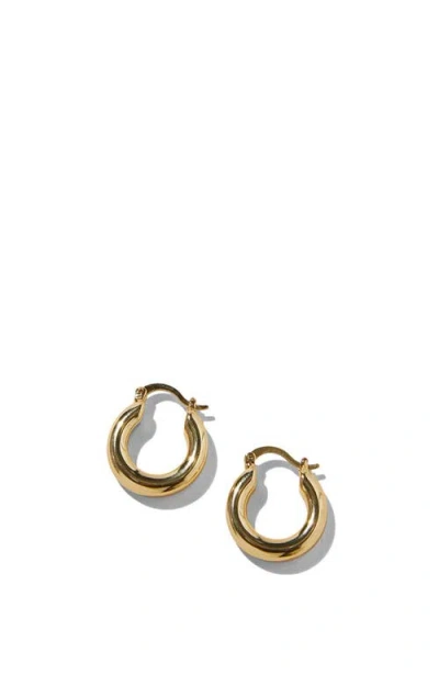 Rubi Shoes Mid Hoop Earring In Gold