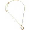 Rubi Shoes Pendant Necklace In Up Bursting Heart