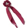 Rubi Shoes Scarf Bow Scrunchie In Berry