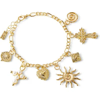 Rubi Shoes Single Bracelet In Up Boho Babe Multi Charm