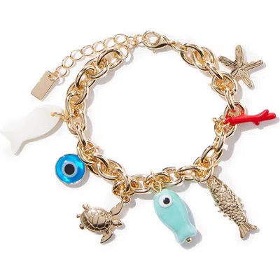 Rubi Shoes Single Bracelet In Up Sardine Charm Bracelet