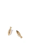 Rubi Shoes Small Charm Earring In Up Sardine Gold