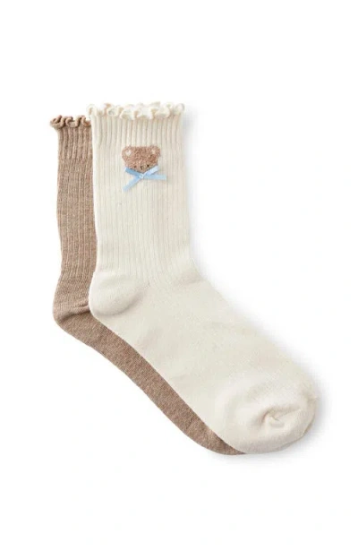 Rubi Shoes The Perfect Pair Frill Rib Crew Sock 2pk