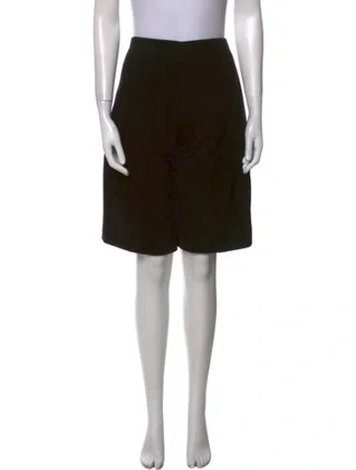Pre-owned Rubin Singer Suede Knee-length Shorts In Black