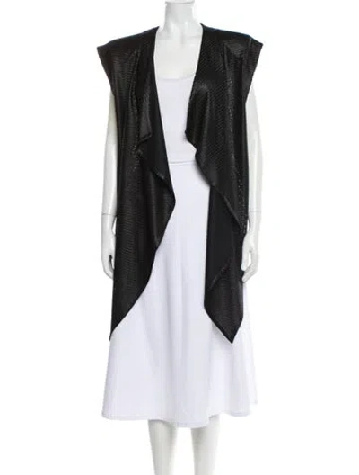 Pre-owned Rubin Singer Vest In Black