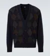 Rubinacci Argyle Wool Cardigan In Multi