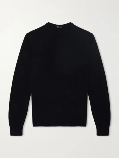 Rubinacci Cashmere Sweater In Black