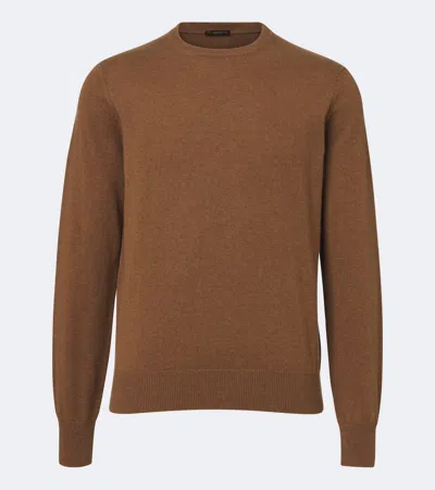 Rubinacci Cashmere Sweater In Sand