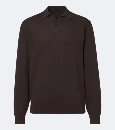 Rubinacci Cotton Polo Sweater In Multi