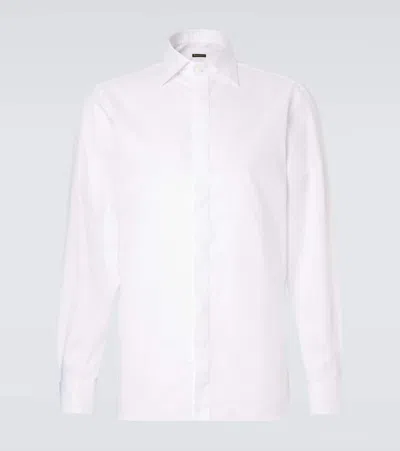 Rubinacci Cotton Shirt In White