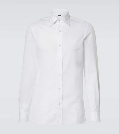 Rubinacci Linen Shirt In White