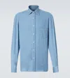 Rubinacci Denim Shirt In Blue