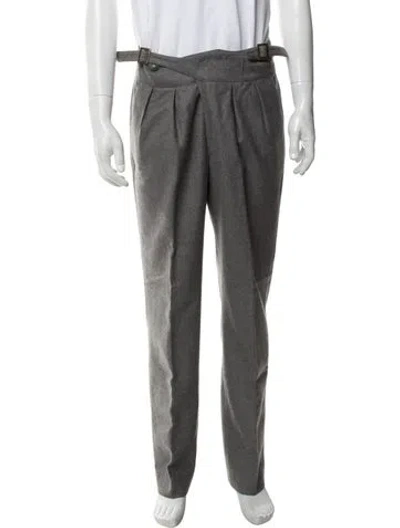 Pre-owned Rubinacci Dress Pants In Grey