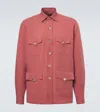 Rubinacci Field Jacket In Red