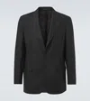 Rubinacci Linen Blazer In Black