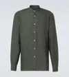 Rubinacci Linen Shirt In Green