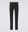 Rubinacci Luca Wool Tuxedo Pants In Black