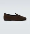 Rubinacci Marphy Suede Loafers In Brown