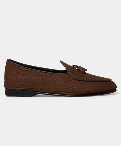 Rubinacci Marphy Tassel Loafer In Tobacco In Brown