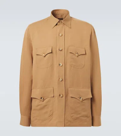 Rubinacci Feldjacke Safari In Beige