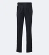 Rubinacci Striped Virgin Wool Straight Pants In Multi